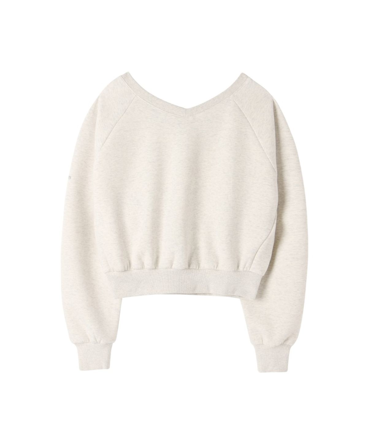 브롬톤 런던(BROMPTON LONDON) W V-NECK SWEATSHIRT - OATMEAL (P263WSW161)