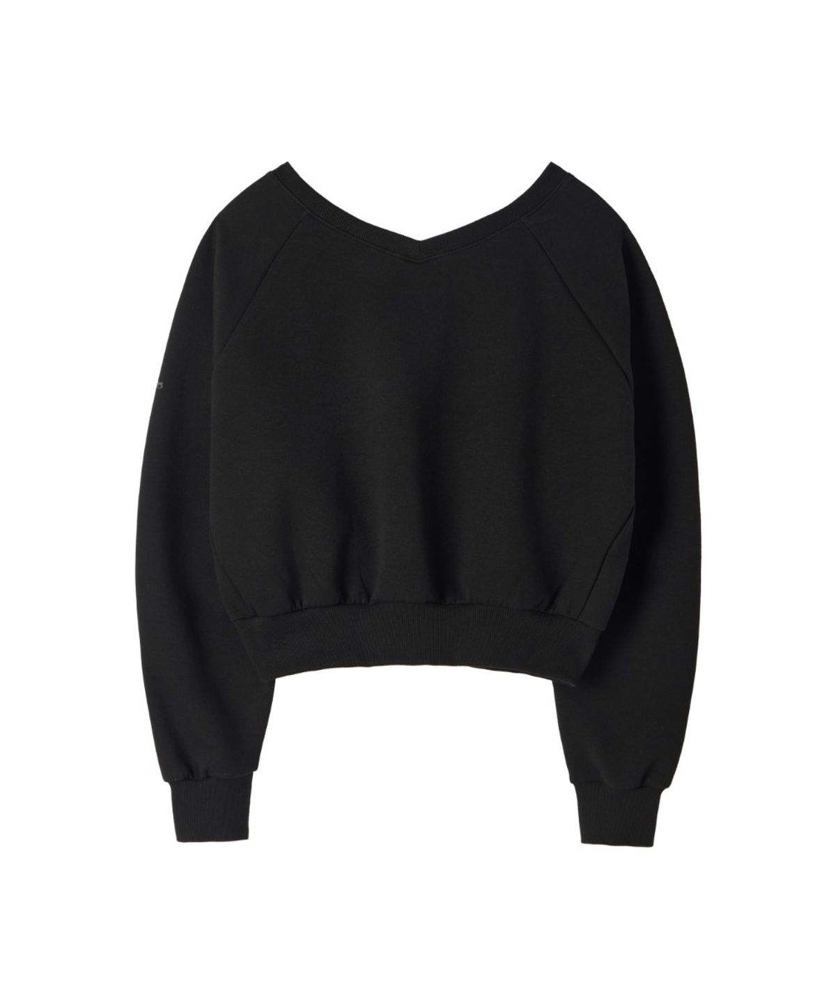 브롬톤 런던(BROMPTON LONDON) W V-NECK SWEATSHIRT - BLACK (P263WSW161)