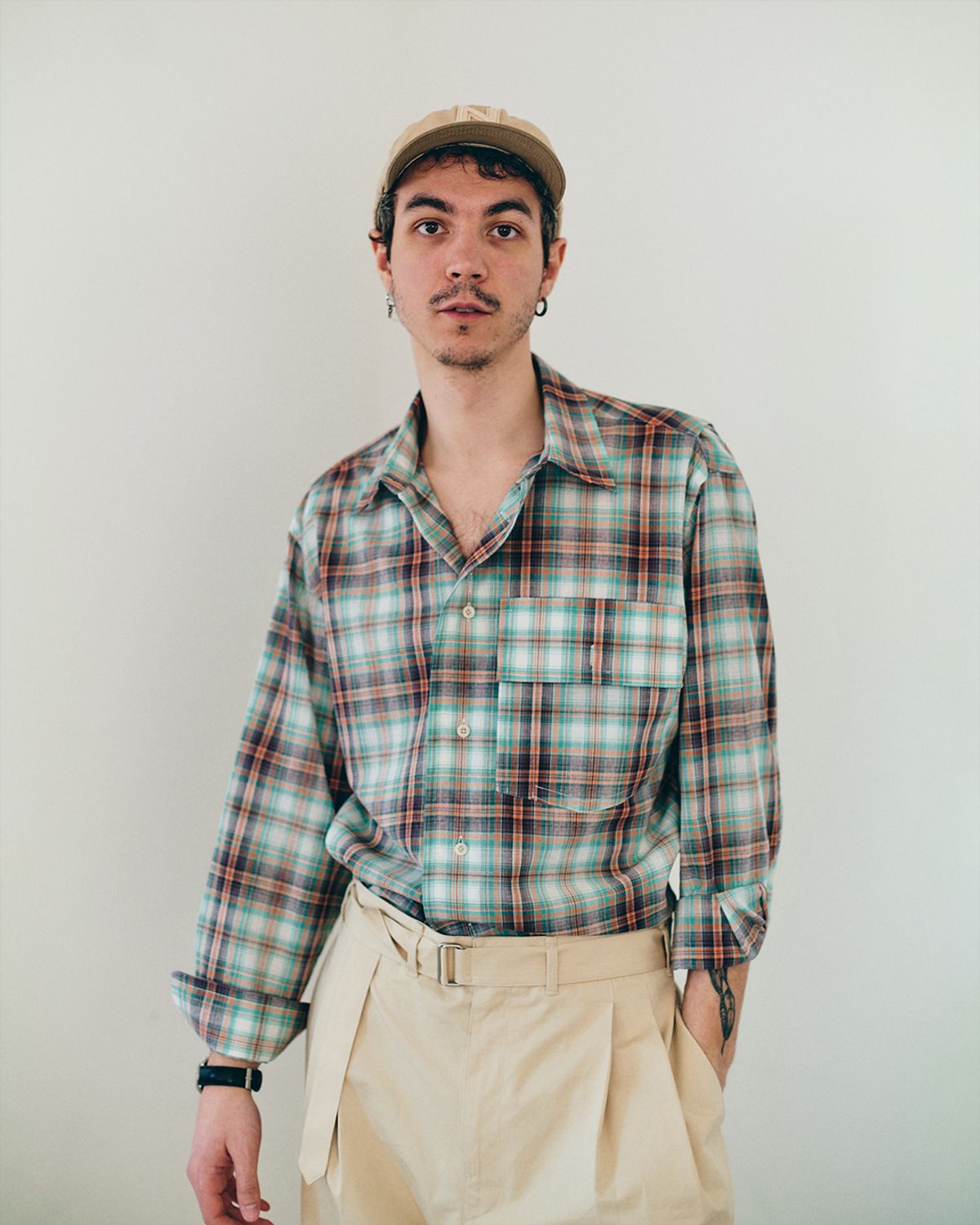 너버스(NERVOUS) SIGNATURE SHIRT _ greencheck
