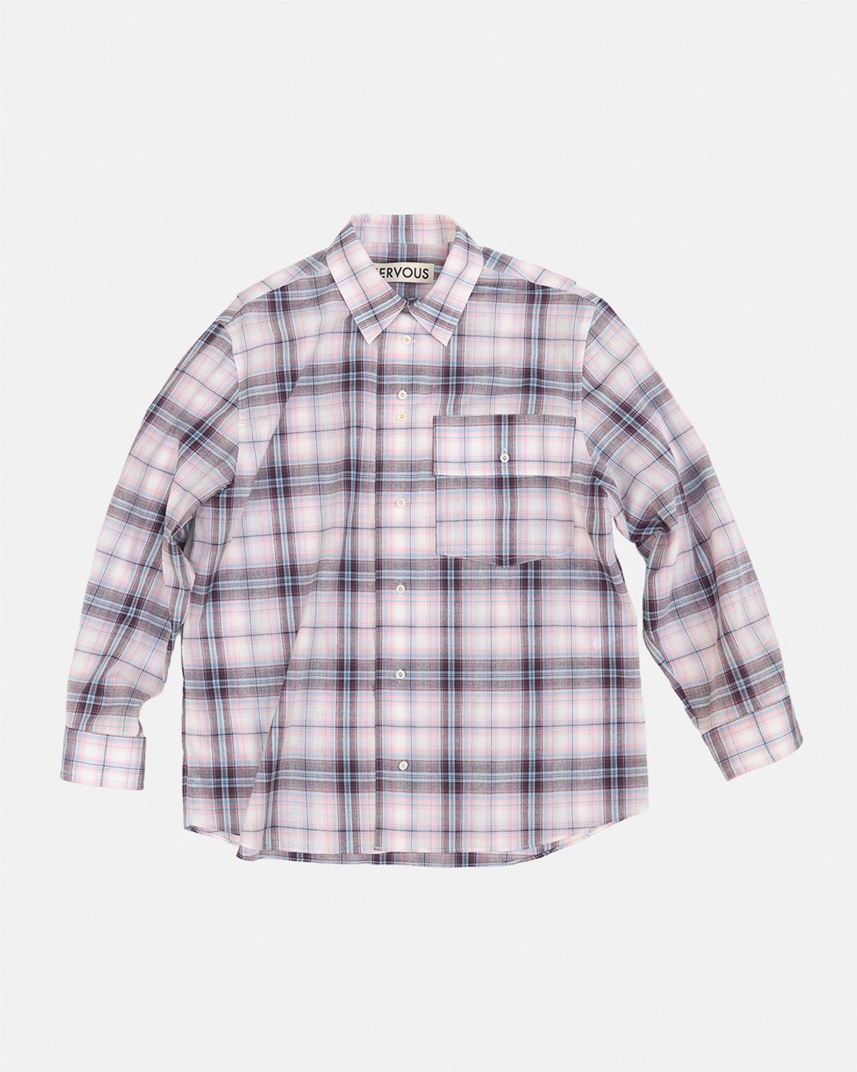 너버스(NERVOUS) SIGNATURE SHIRT _ pinkcheck