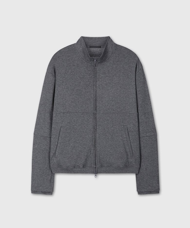 SOFT UNIFORM ZIP-UP JERSEY (GRAY)