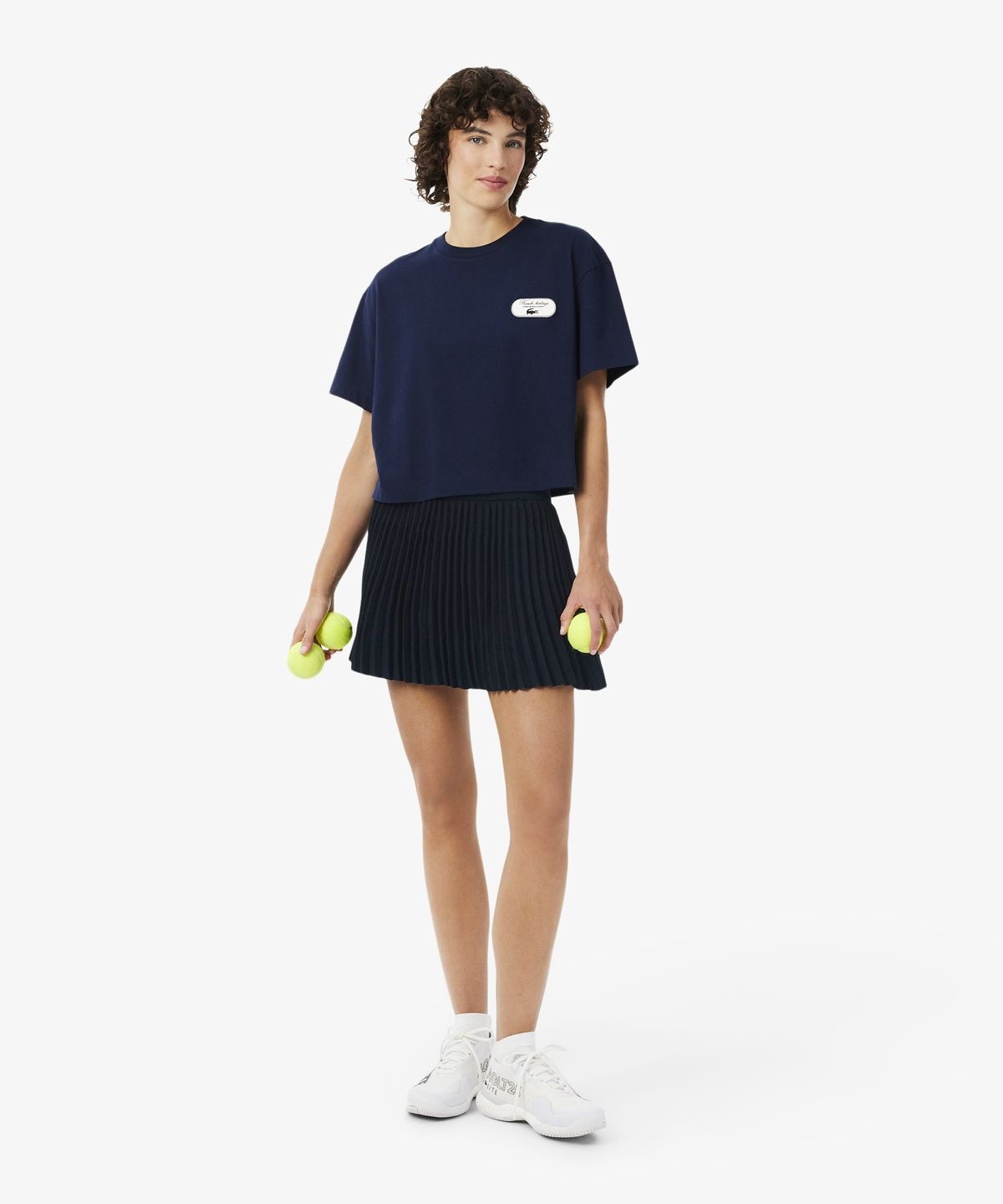 라코스테(LACOSTE) 여성 테니스 헤리티지 플리츠 스커트 JF7235-56N 166