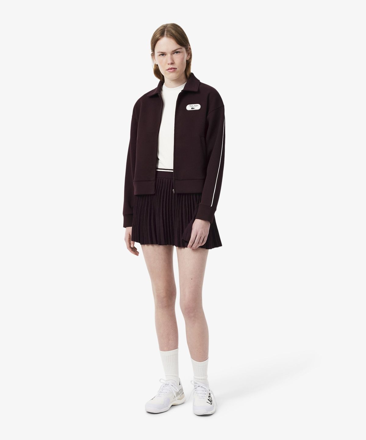 라코스테(LACOSTE) 여성 테니스 헤리티지 플리츠 스커트 JF7235-56N 3KE