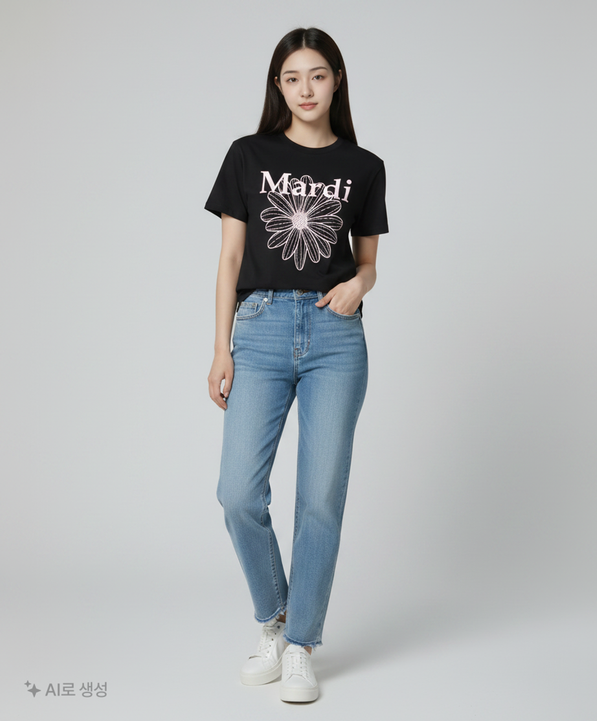 마르디 메크르디(MARDI MERCREDI) 반소매 티셔츠 ONE