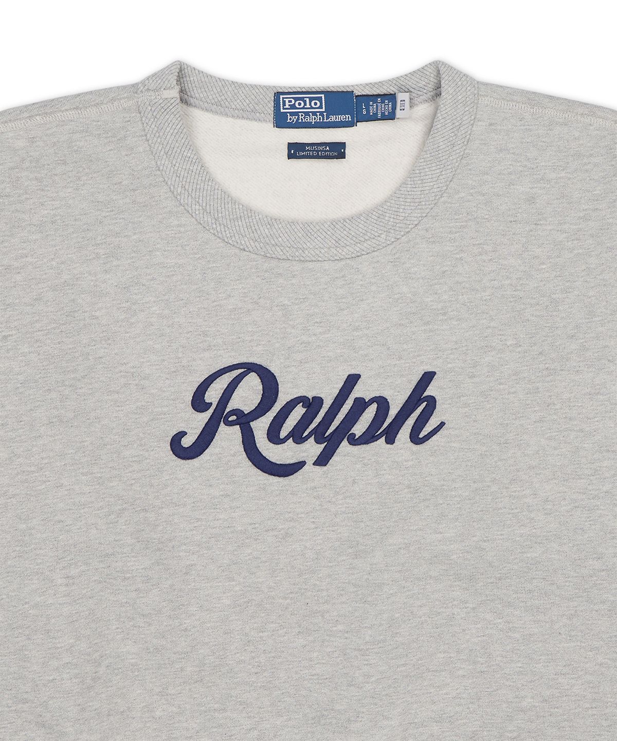 폴로 랄프 로렌(POLO RALPH LAUREN) 리미티드 에디션 랄프 로고 스웨트 셔츠-그레이