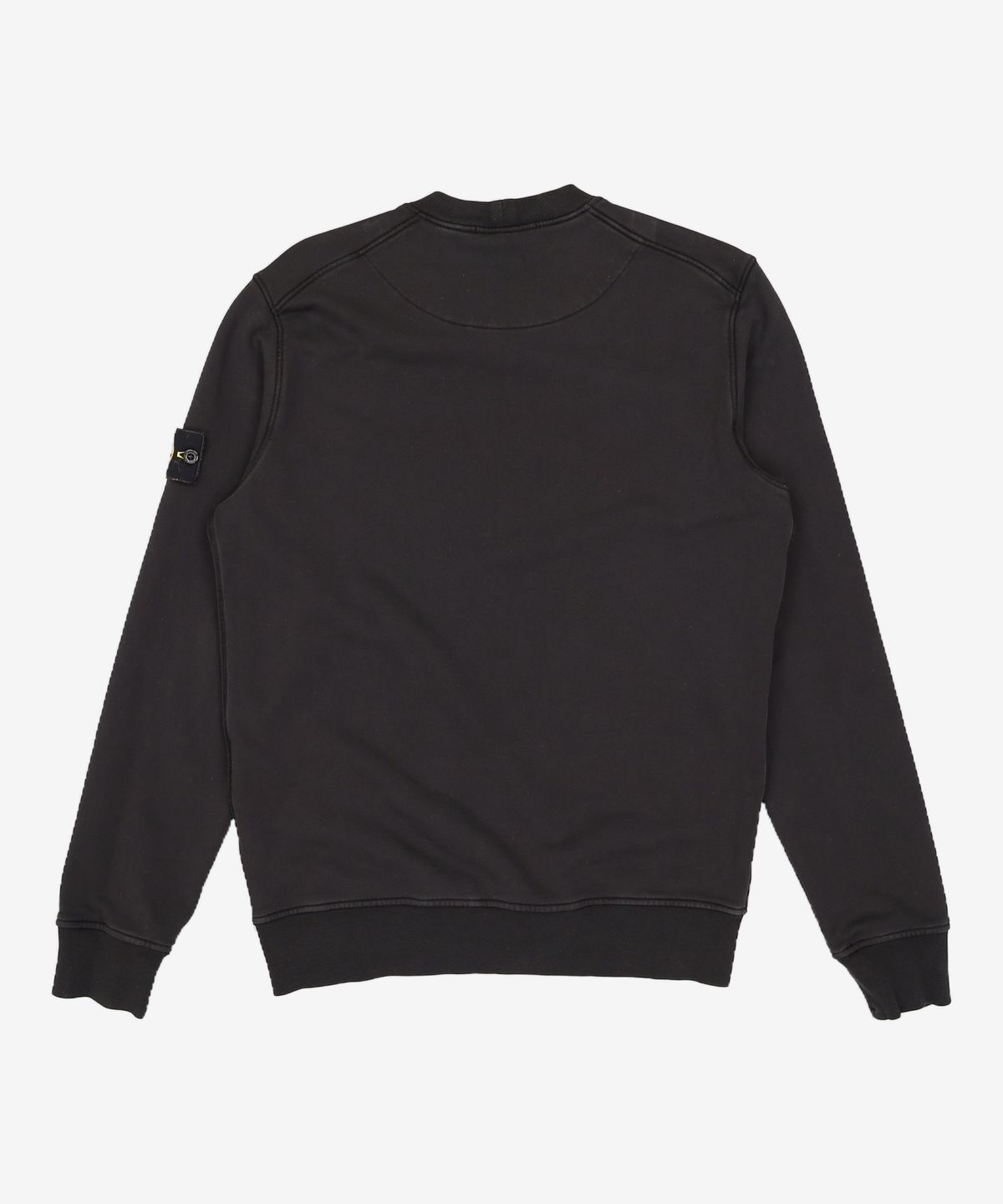 스톤아일랜드(STONE ISLAND) 남성 와펜 패치 클래식 플리스 스웨트셔츠 - 블랙 / 101563051A0029 L