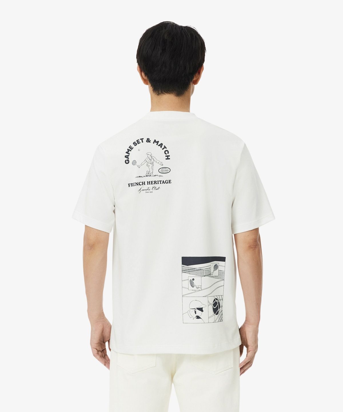 라코스테(LACOSTE) 남성 테니스 헤리티지 2 티셔츠 TH6732-56N 70V