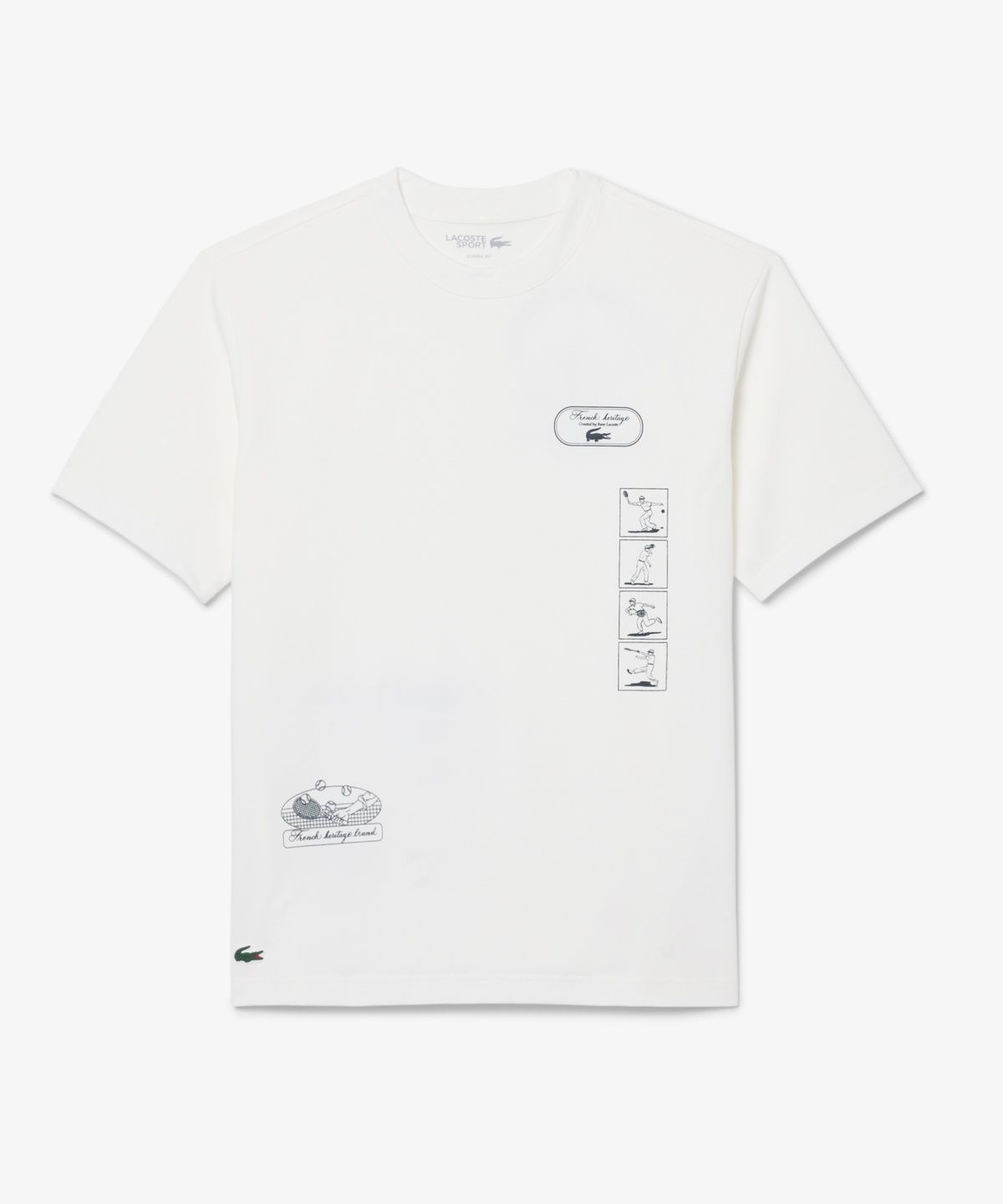 라코스테(LACOSTE) 남성 테니스 헤리티지 2 티셔츠 TH6732-56N 70V