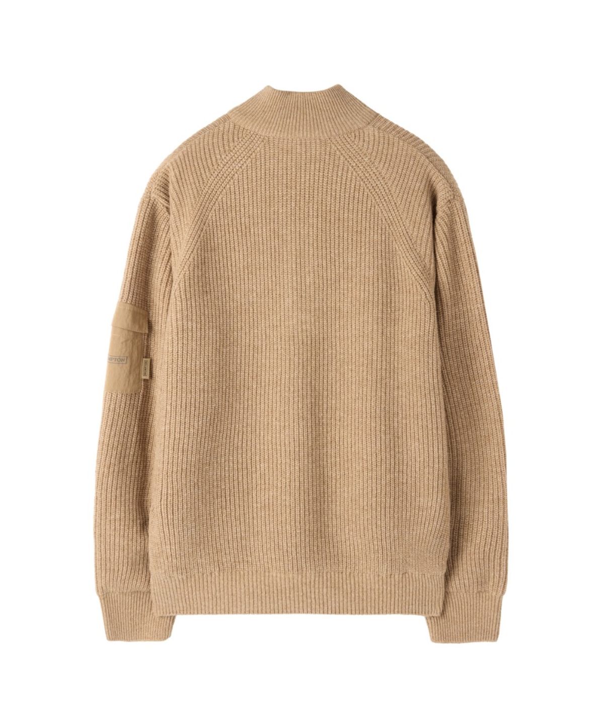 브롬톤 런던(BROMPTON LONDON) HALF ZIP-UP SWEATER - BROWN (P264MKT142)