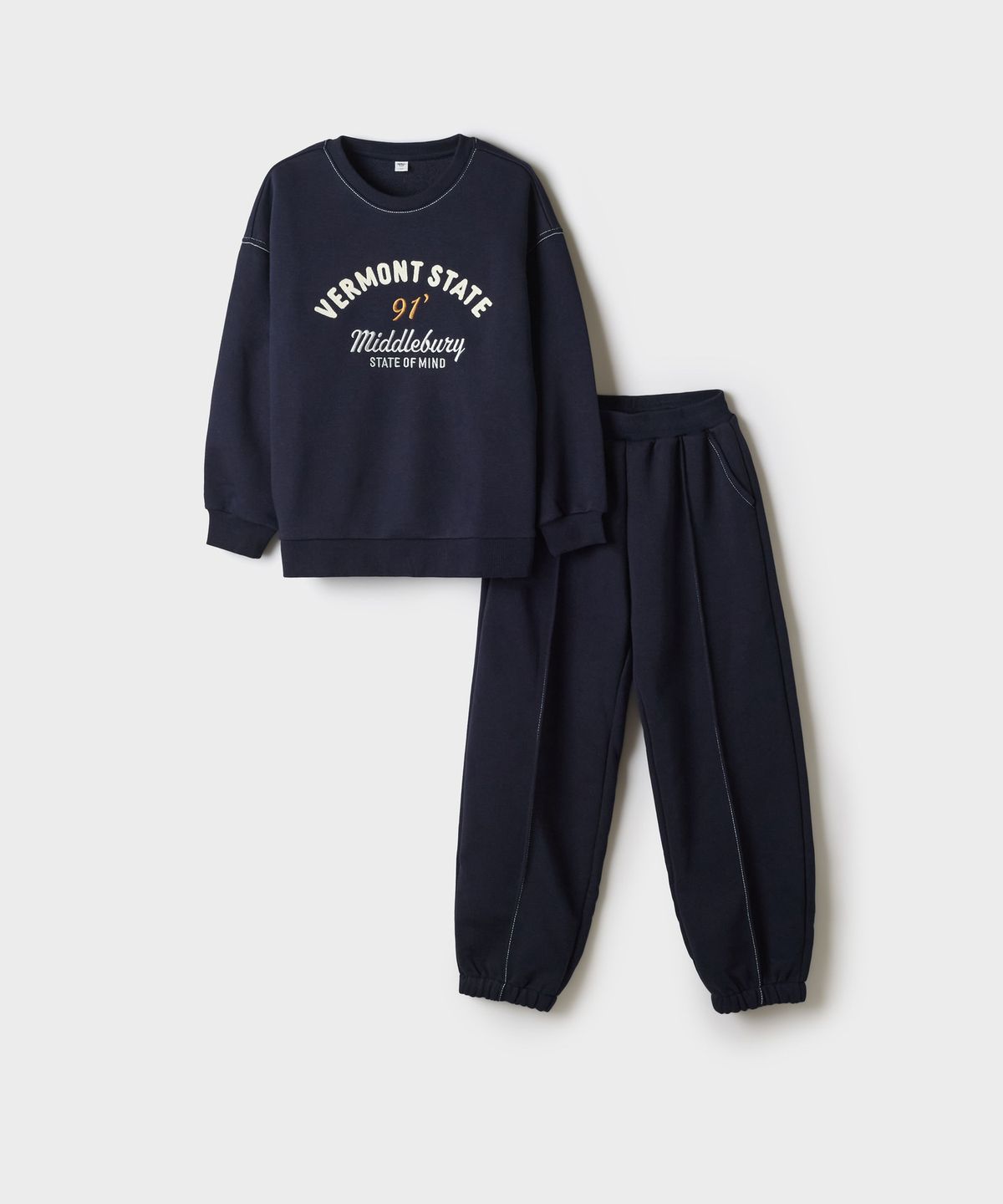 스파오 키즈(SPAO KIDS) [키즈] 루즈핏 레터링 상하세트_SPSMG49KU2