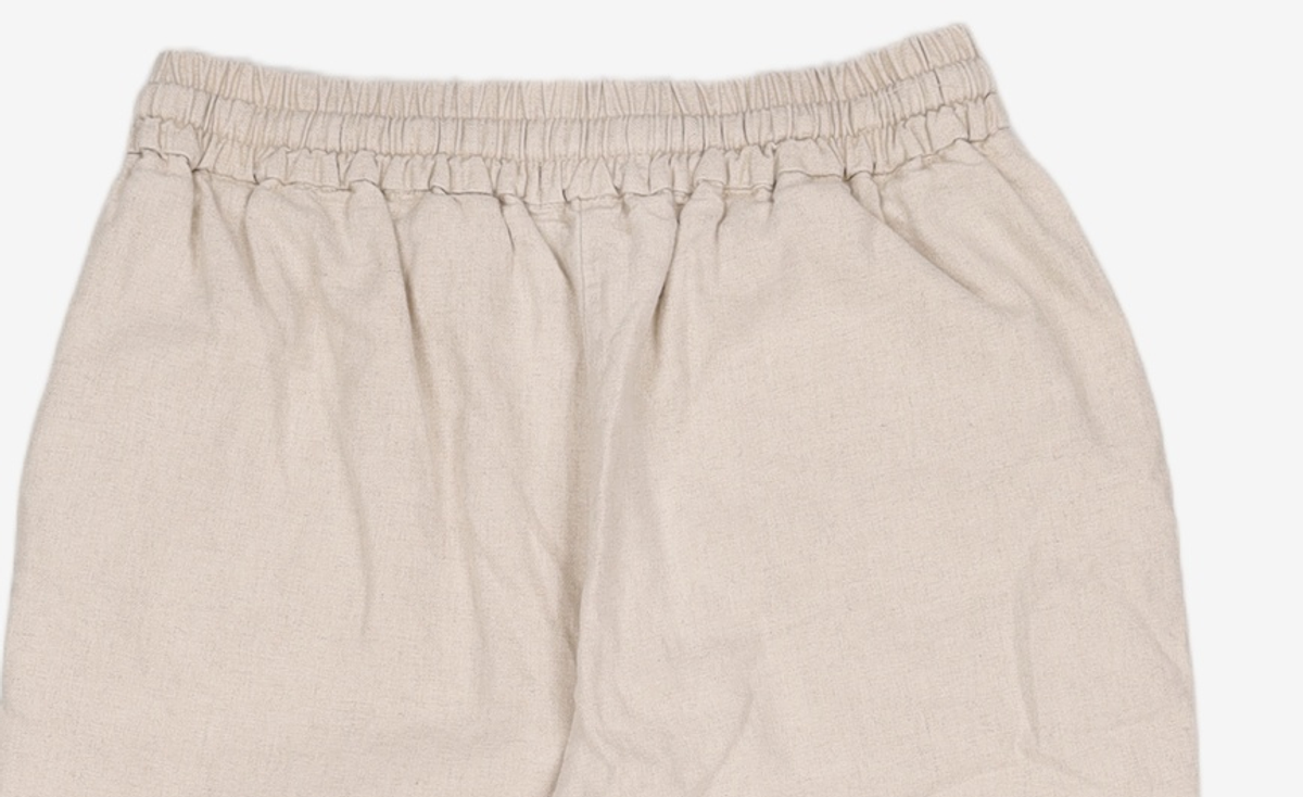 미쏘(MIXXO) 린넨 9부 와이드 스트링 팬츠 MIWTWB622B 24