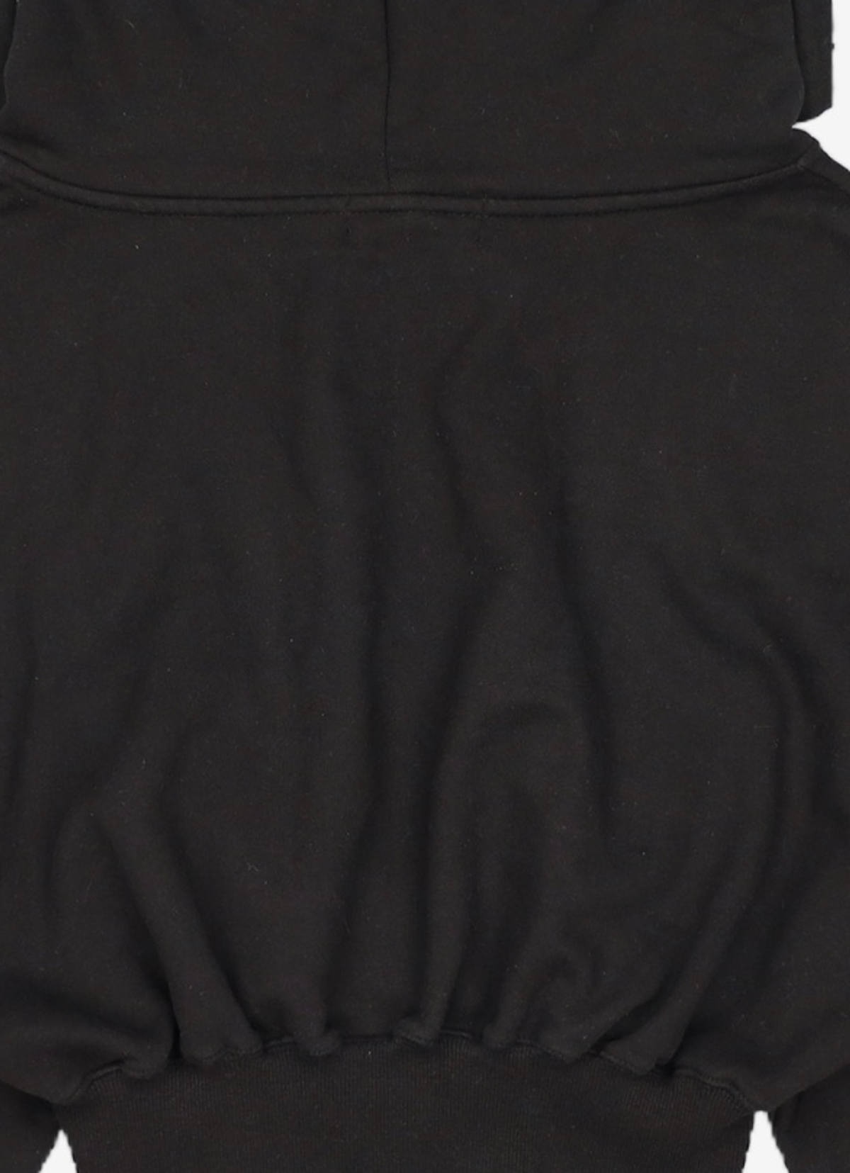 우알롱(WOOALONG) Signature crop hood zip-up - BLACK XS