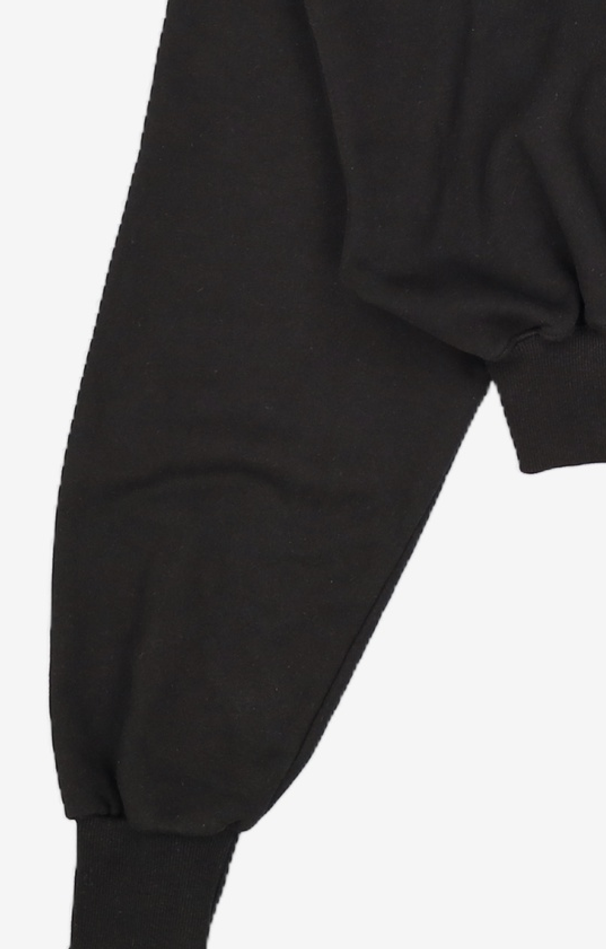 우알롱(WOOALONG) Signature crop hood zip-up - BLACK XS