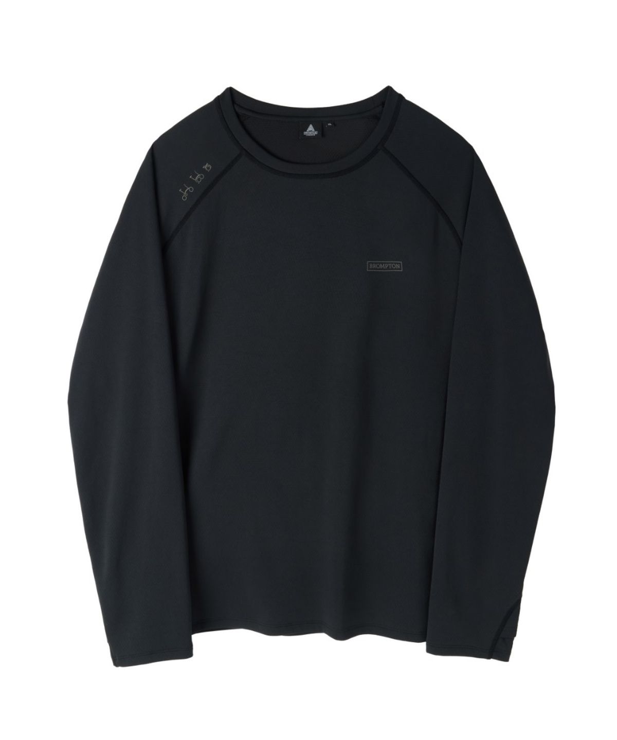 브롬톤 런던(BROMPTON LONDON) RIDEFLOW BASELAYER LONG SLEEVE - BLACK (P263MTS103)