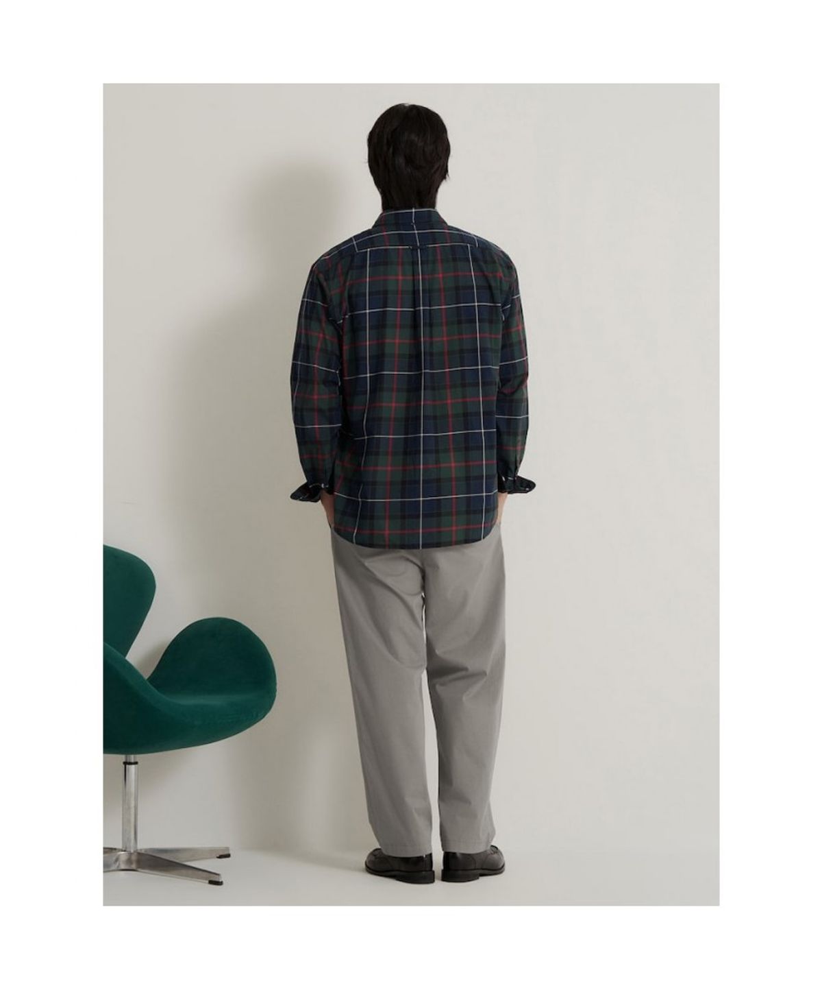 빈폴 멘(BEANPOLE MEN) [Essential] 루즈 테이퍼드 치노 팬츠  카키
