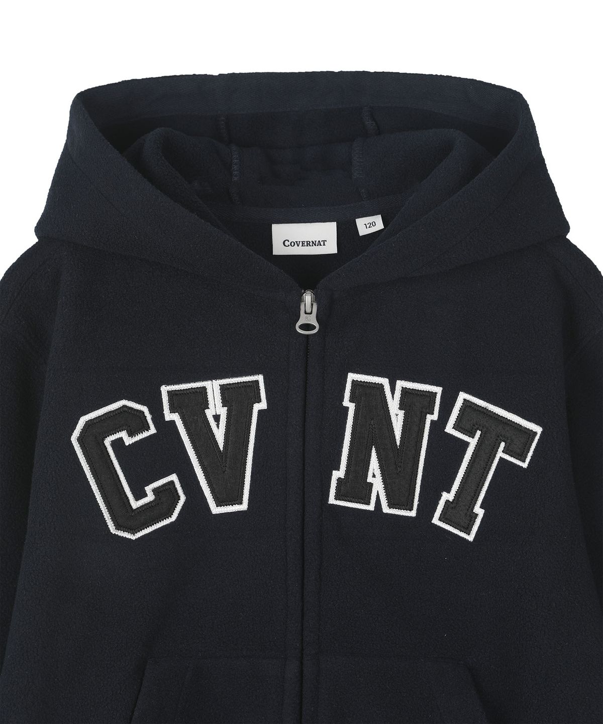 커버낫 키즈(COVERNAT KIDS) CVNT 웜온 플리스 후드집업 네이비 CK2604HZ06NA