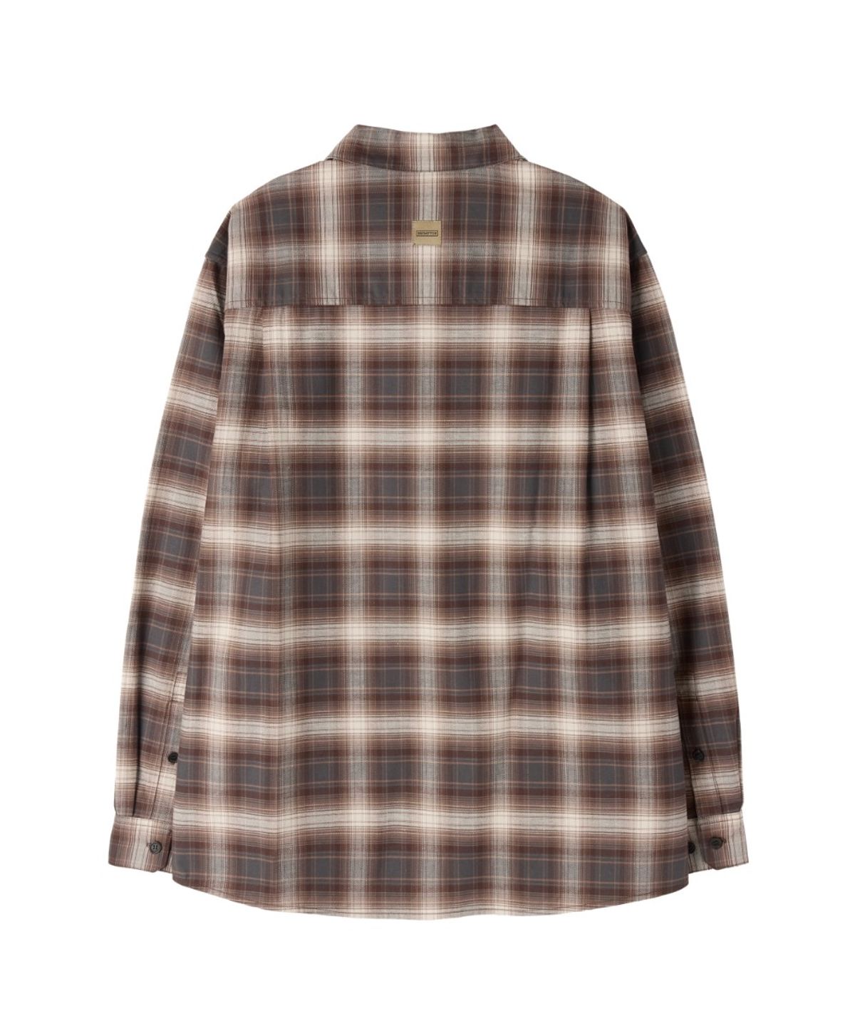 브롬톤 런던(BROMPTON LONDON) BIG CHECK SHIRT - BROWN (P263USH405)