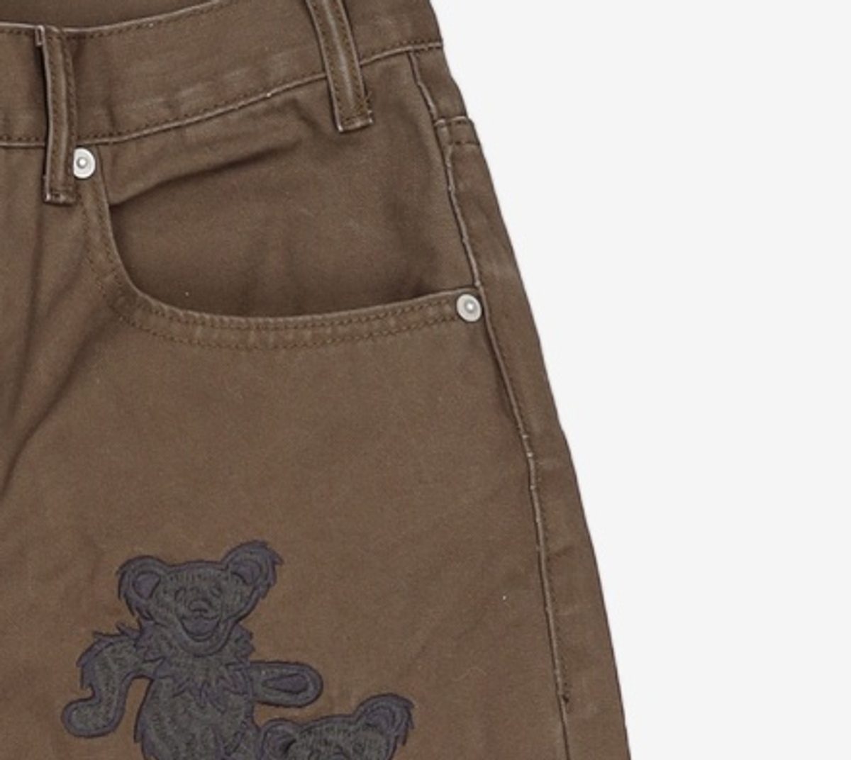 디스이즈네버댓(THISISNEVERTHAT) GD Dancing Bears Work Pant Brown M