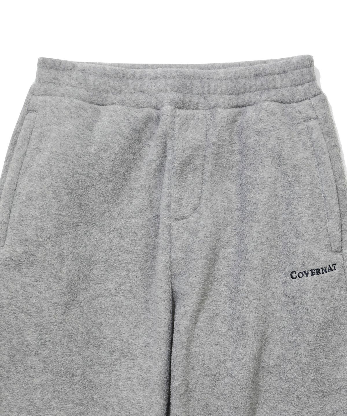 커버낫 키즈(COVERNAT KIDS) 웜온 와이드 테이퍼드 플리스 팬츠 멜란지그레이 CK2604JP09MG