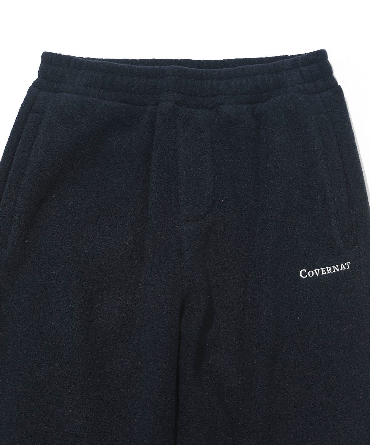 커버낫 키즈(COVERNAT KIDS) 웜온 와이드 테이퍼드 플리스 팬츠 네이비 CK2604JP09NA