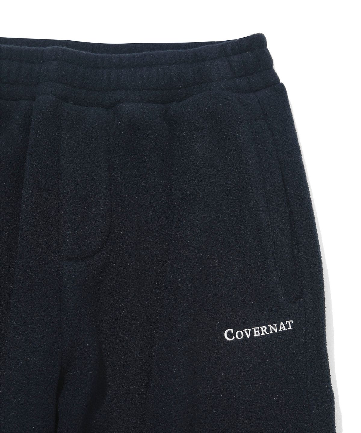커버낫 키즈(COVERNAT KIDS) 웜온 와이드 테이퍼드 플리스 팬츠 네이비 CK2604JP09NA