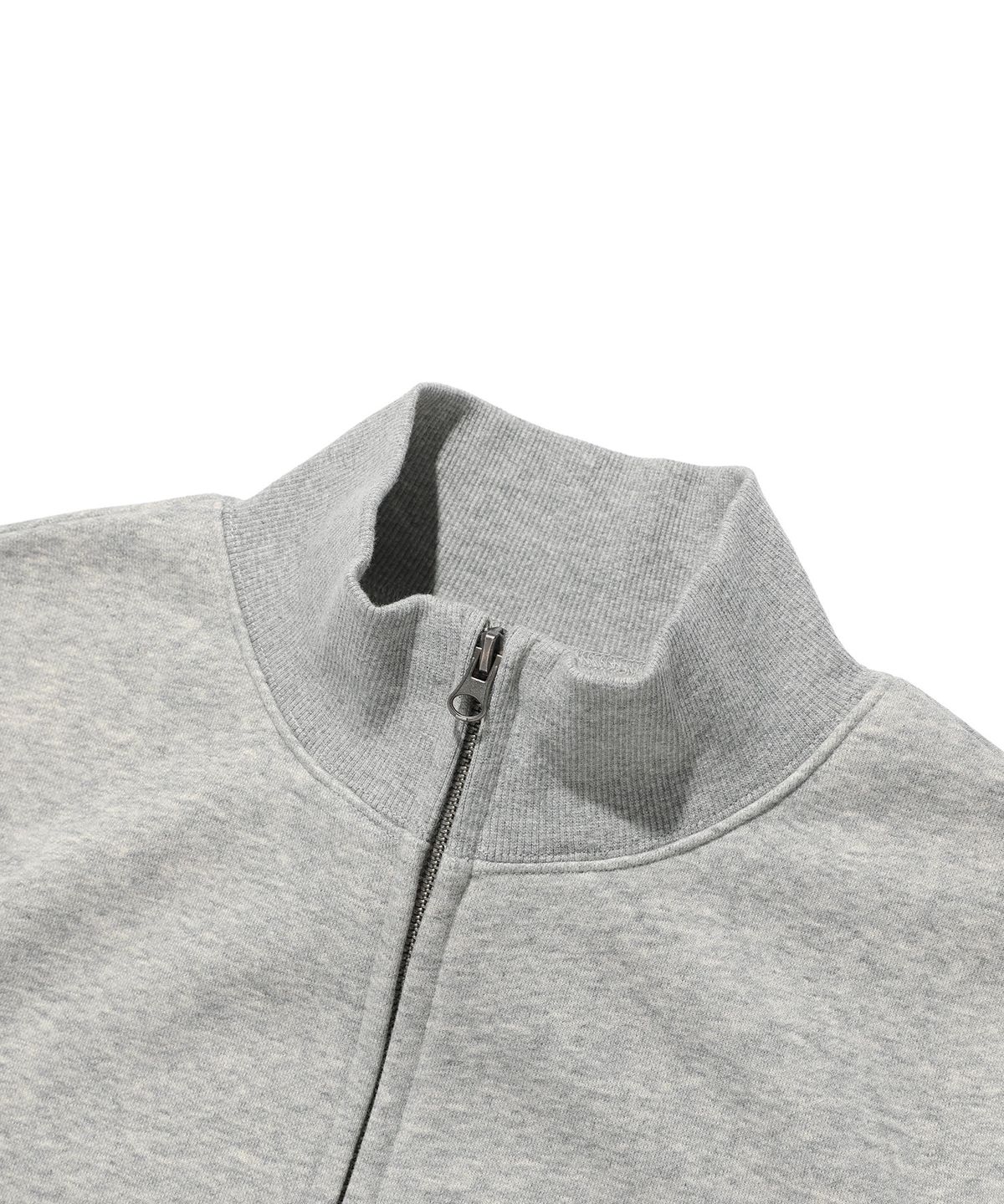 나이스고스트클럽(NICEGHOSTCLUB) 3STAR LOGO HIGH NECK ZIP UP_GREY(NG2GFUM481A)