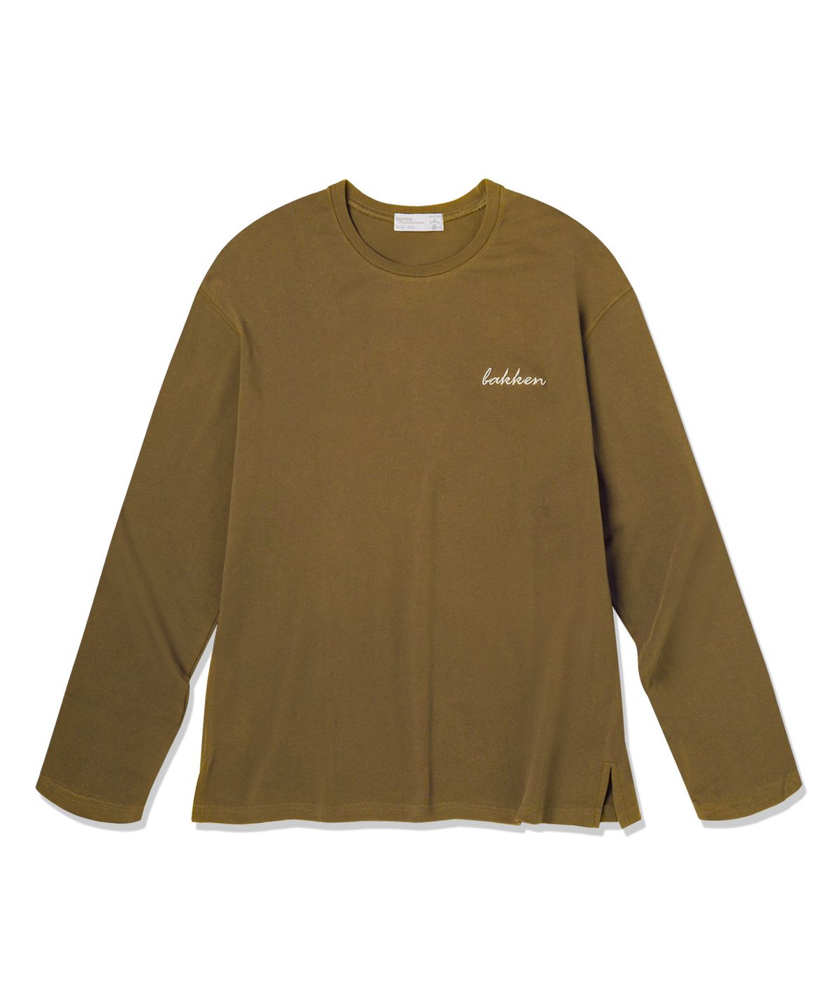 바켄(BAKKEN) [MEN] ITALIC LOGO 긴팔티셔츠 BK4996 (7 COLOR)