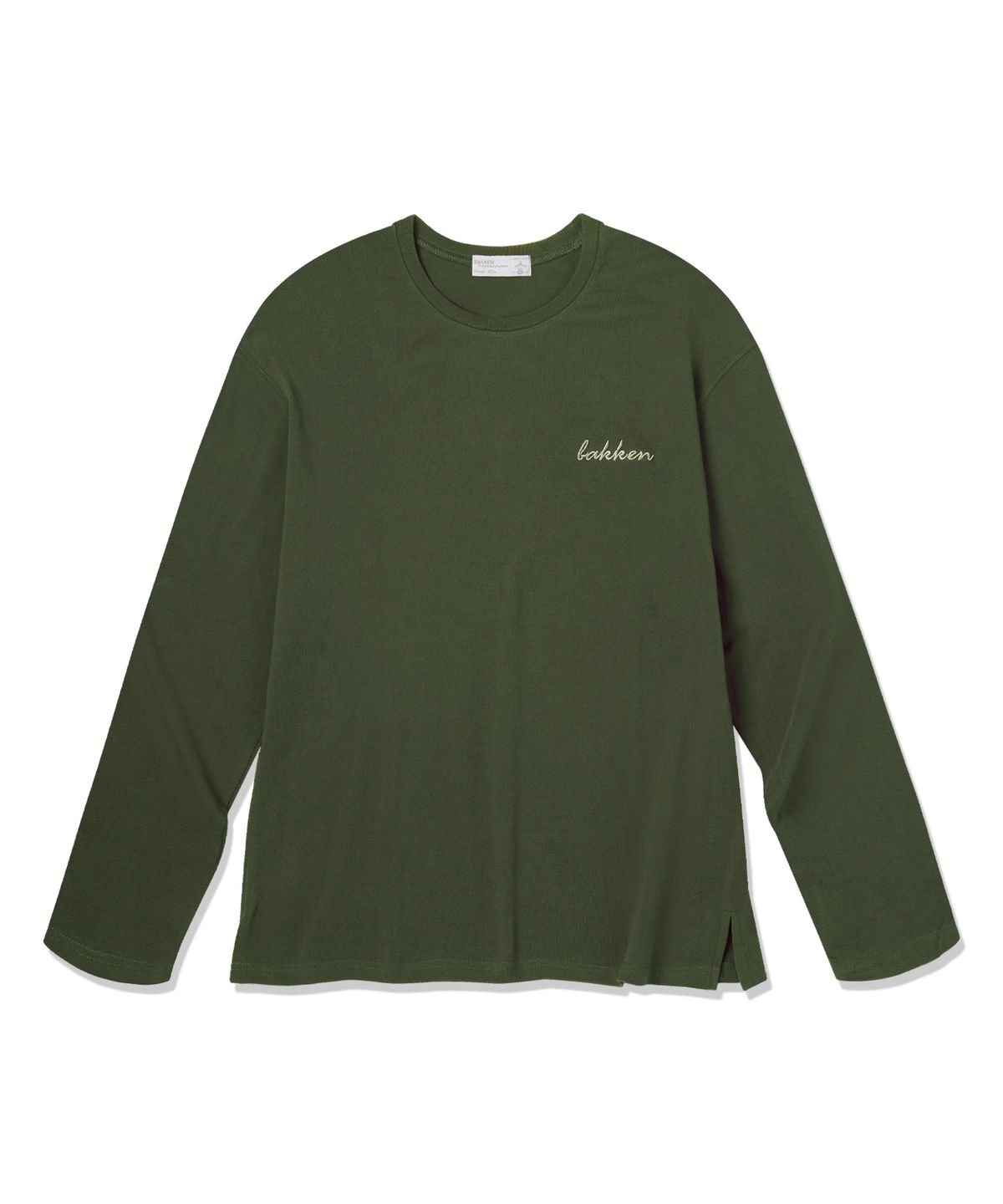 바켄(BAKKEN) [MEN] ITALIC LOGO 긴팔티셔츠 BK4996 (7 COLOR)