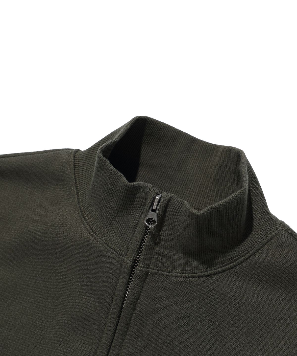 나이스고스트클럽(NICEGHOSTCLUB) 3STAR LOGO HIGH NECK ZIP UP_KHAKI(NG2GFUM481A)