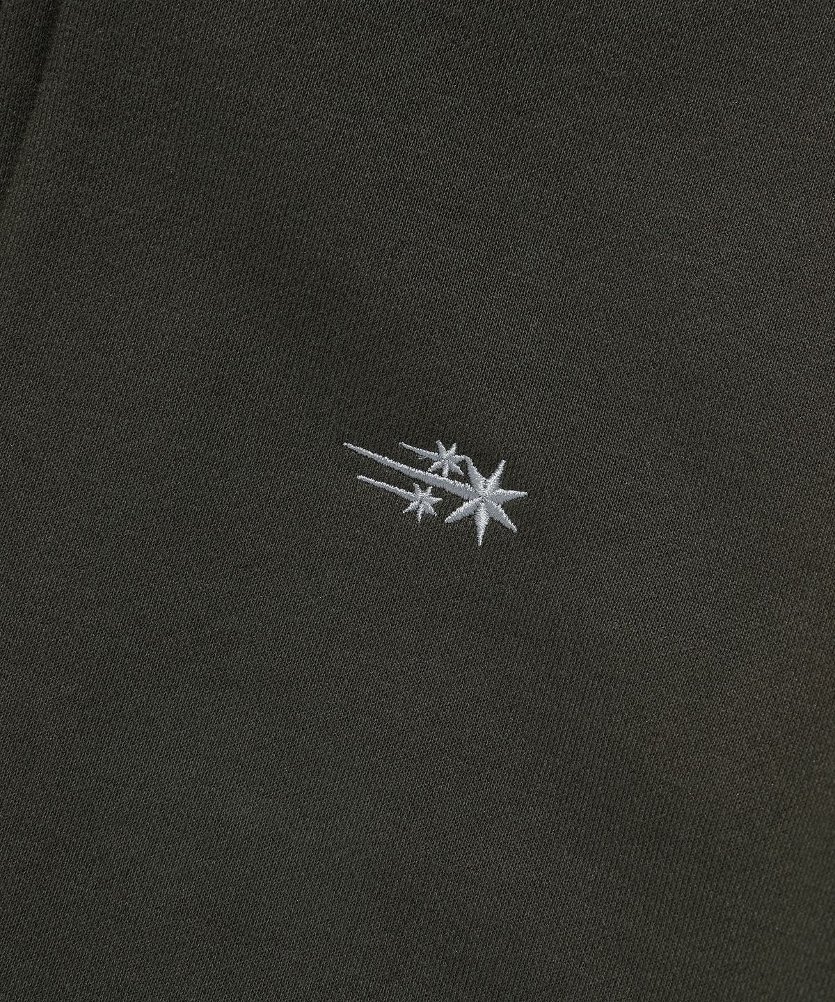 나이스고스트클럽(NICEGHOSTCLUB) 3STAR LOGO HIGH NECK ZIP UP_KHAKI(NG2GFUM481A)