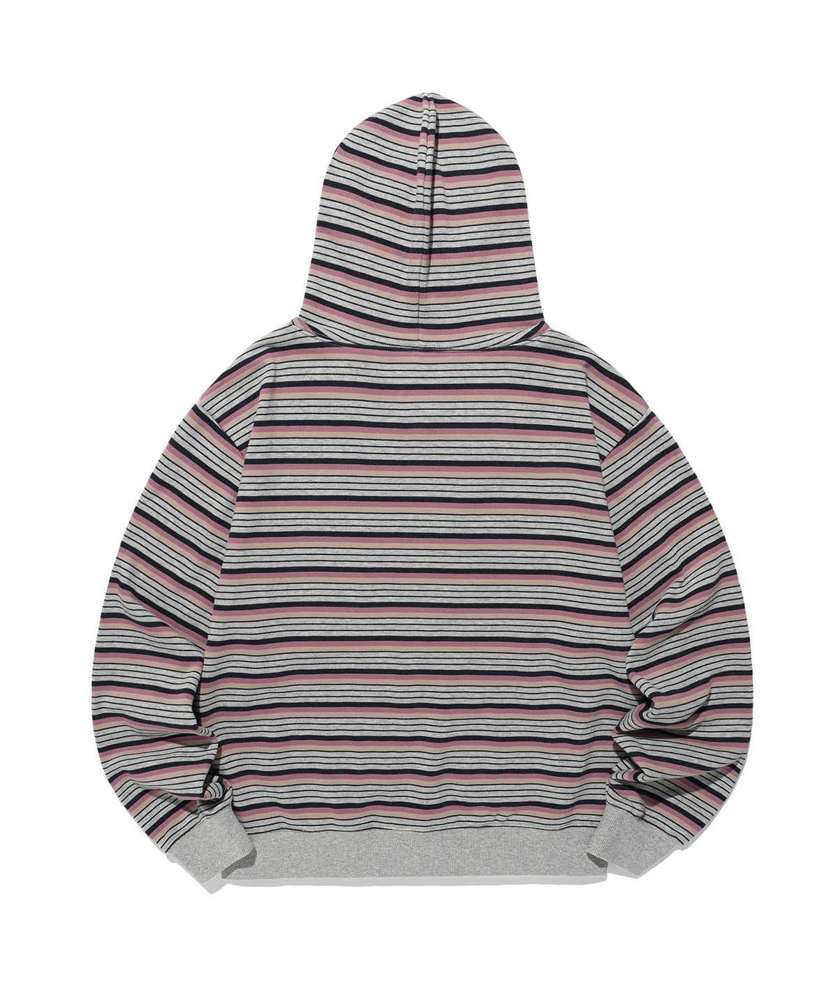 나이스고스트클럽(NICEGHOSTCLUB) STRIPE 3STAR HOODIE ZIP UP_PINK(NG2GFUM483A)