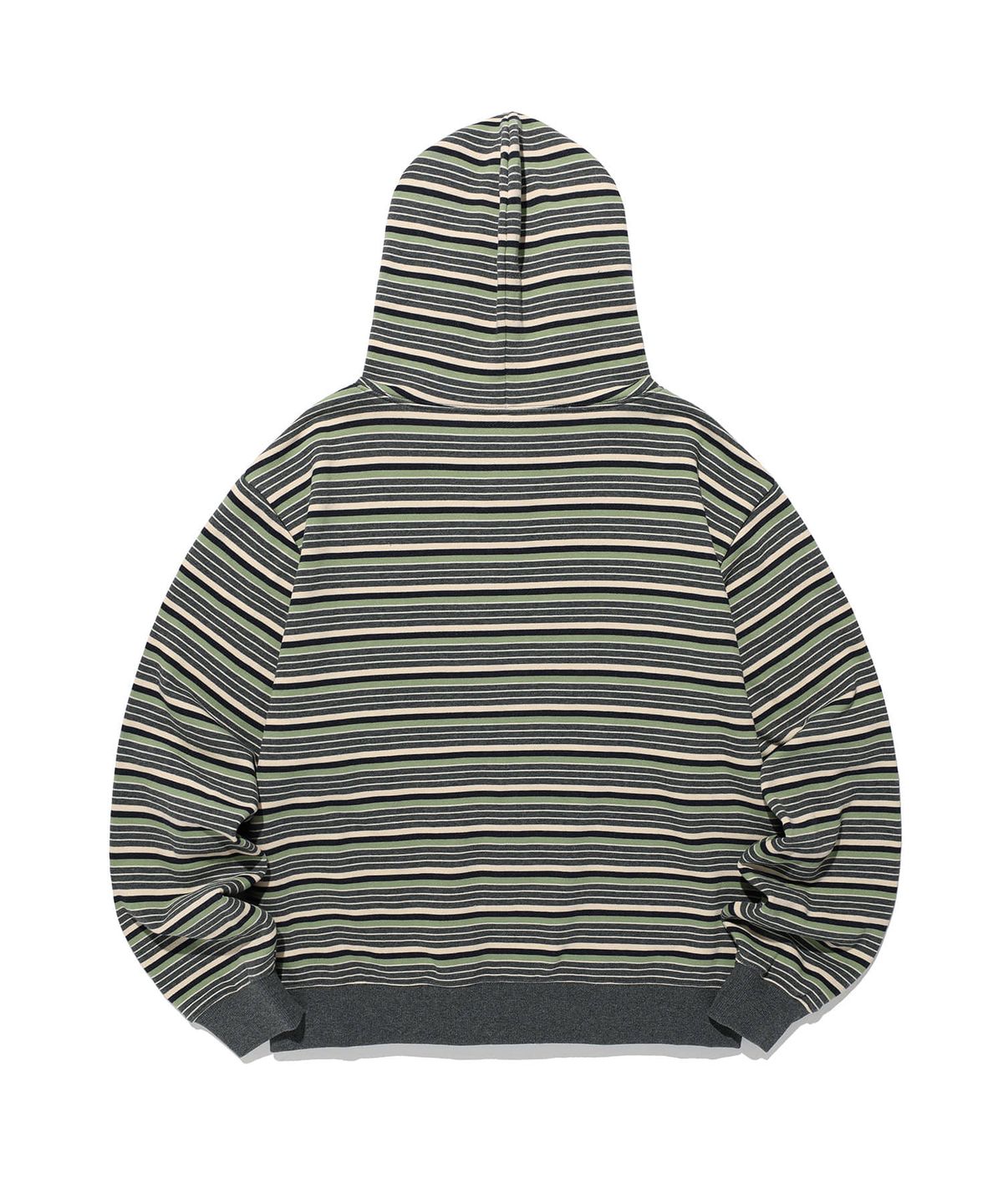나이스고스트클럽(NICEGHOSTCLUB) STRIPE 3STAR HOODIE ZIP UP_GREEN(NG2GFUM483A)