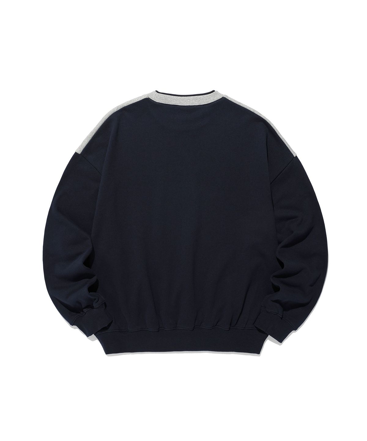 나이스고스트클럽(NICEGHOSTCLUB) COLOR BLOCK 3STAR SWEATSHIRTS_GREY(NG2GFUM441A)