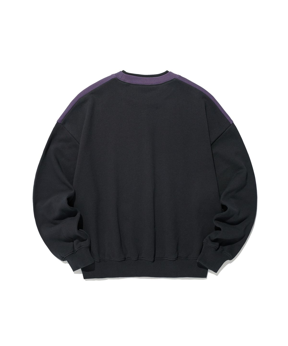 나이스고스트클럽(NICEGHOSTCLUB) COLOR BLOCK 3STAR SWEATSHIRTS_PURPLE(NG2GFUM441A)