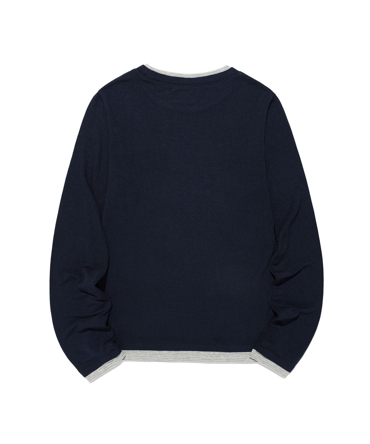 나이스고스트클럽(NICEGHOSTCLUB) LAYERED COLOR LS TEE_NAVY(NG2GFFT556A)