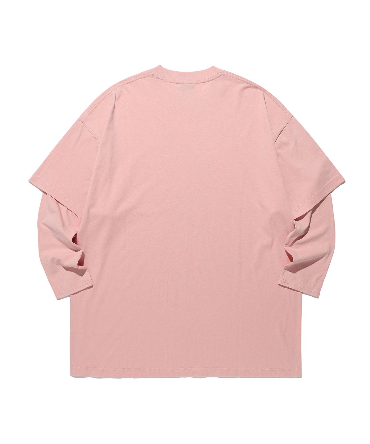 나이스고스트클럽(NICEGHOSTCLUB) FACE SKETCH LAYERED BIGBIG LS TEE_PINK(NG2GFUT550A)