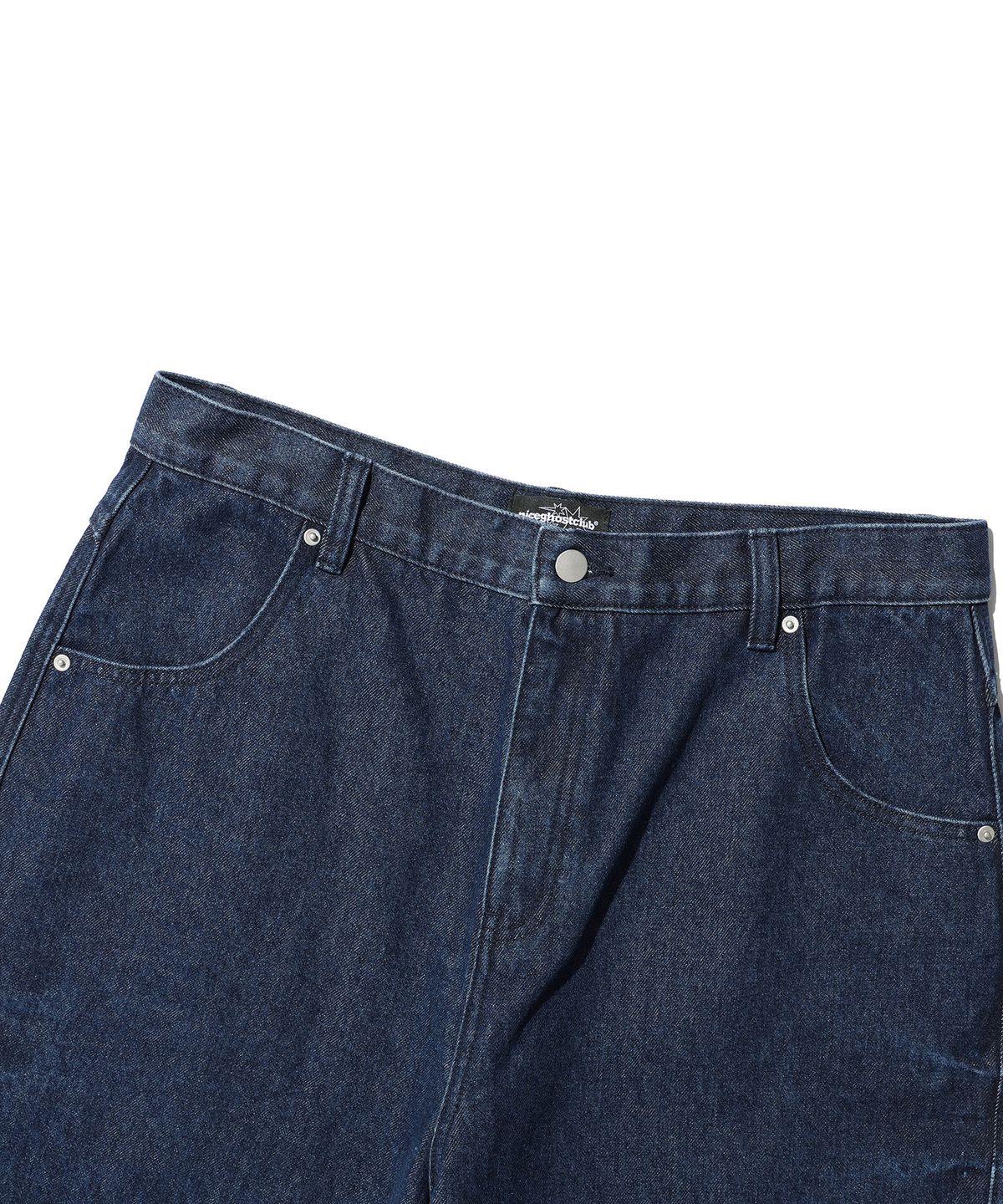 나이스고스트클럽(NICEGHOSTCLUB) BIG POCKET BALLOON DENIM PANTS_INDIGO(NG2GFUD110A)