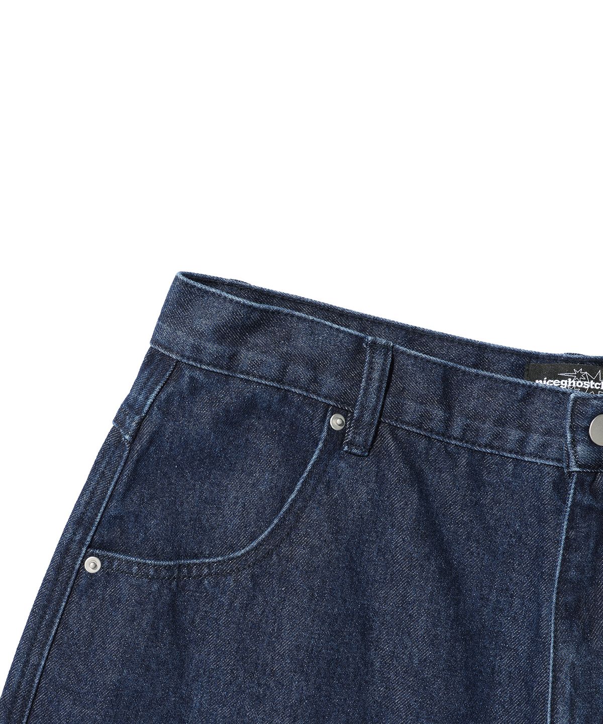 나이스고스트클럽(NICEGHOSTCLUB) BIG POCKET BALLOON DENIM PANTS_INDIGO(NG2GFUD110A)