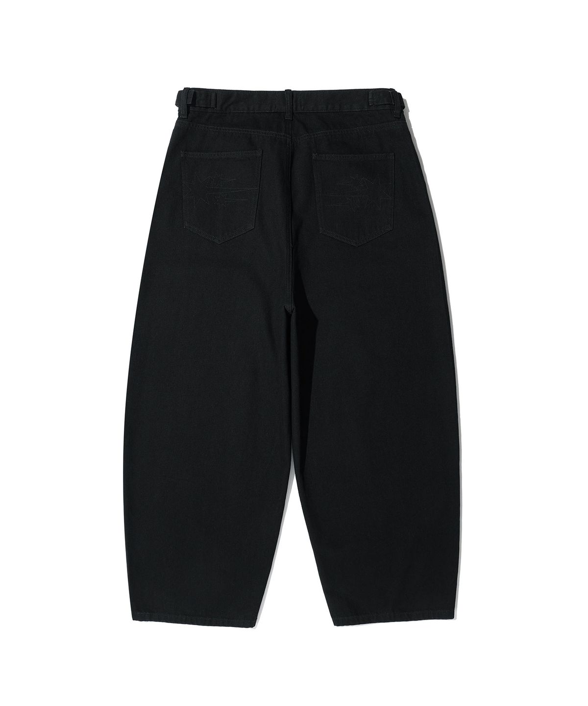 나이스고스트클럽(NICEGHOSTCLUB) 3STAR CURVED JEANS_BLACK(NG2GFUPA12A)