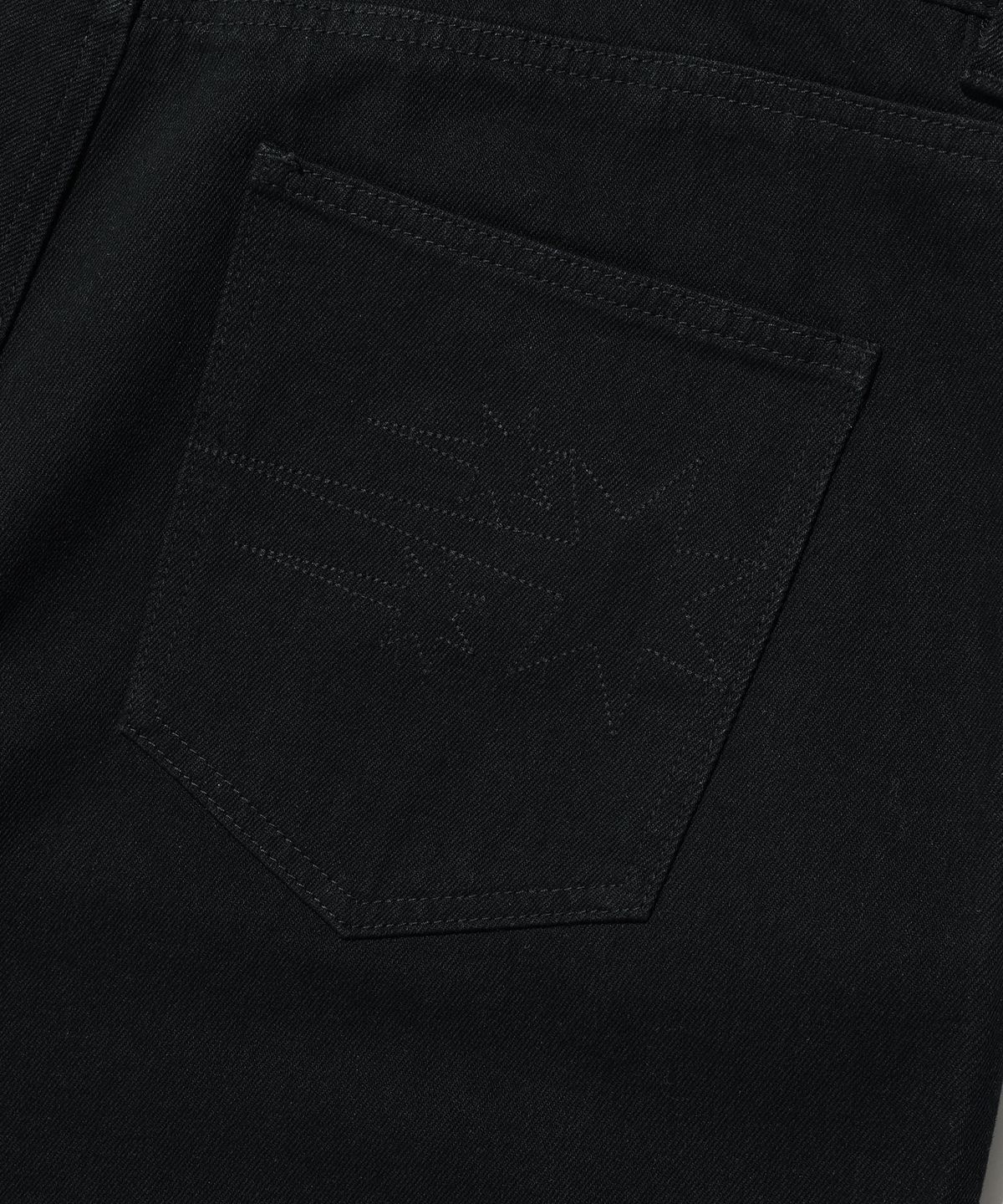 나이스고스트클럽(NICEGHOSTCLUB) 3STAR CURVED JEANS_BLACK(NG2GFUPA12A)