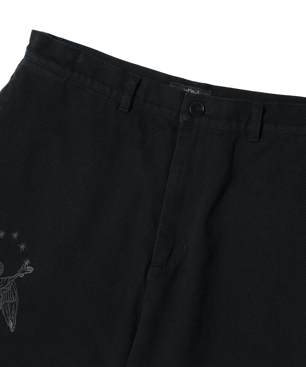 나이스고스트클럽(NICEGHOSTCLUB) DOODLE COTTON WASHED PANTS_BLACK(NG2GFUPA10A)