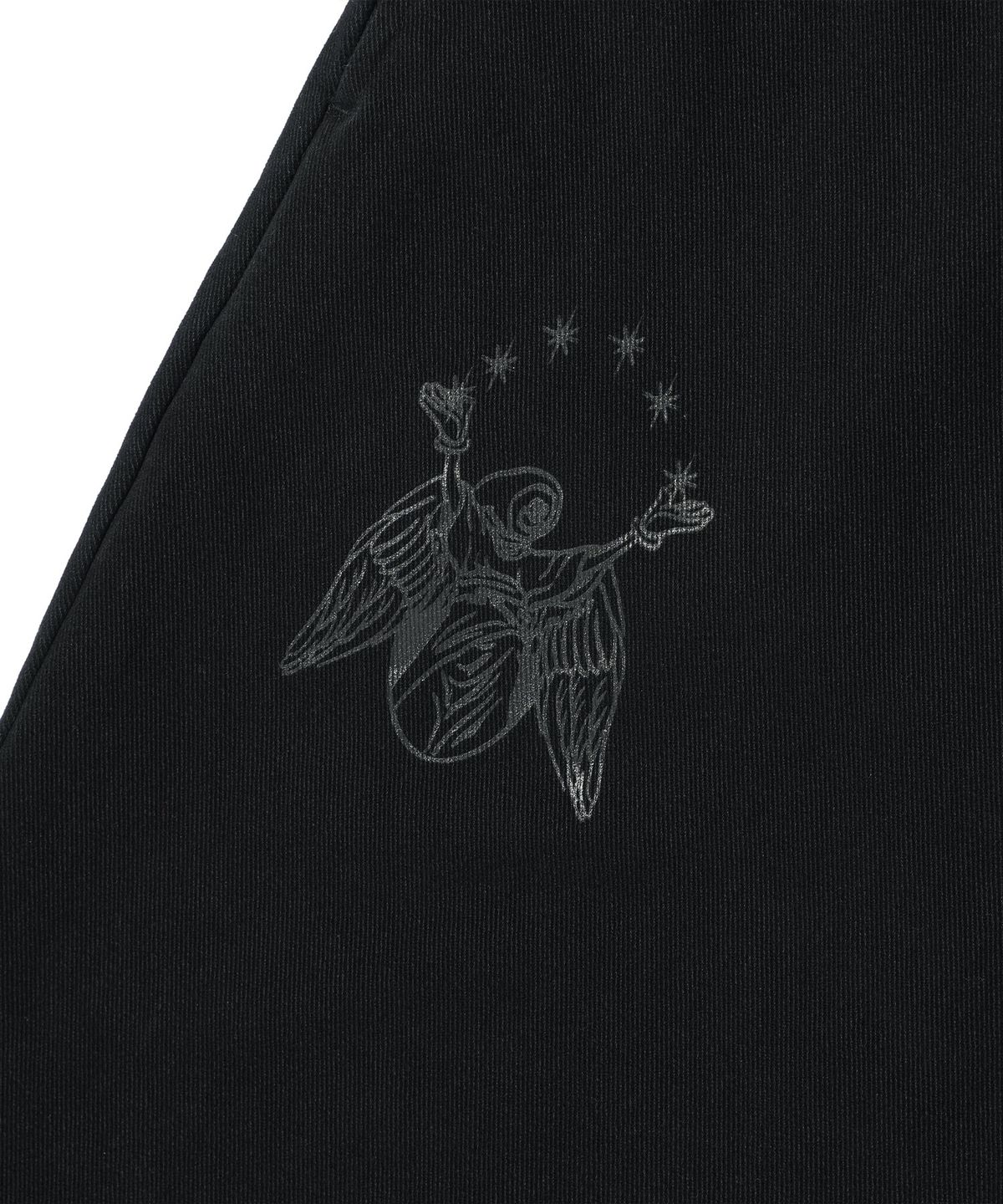 나이스고스트클럽(NICEGHOSTCLUB) DOODLE COTTON WASHED PANTS_BLACK(NG2GFUPA10A)