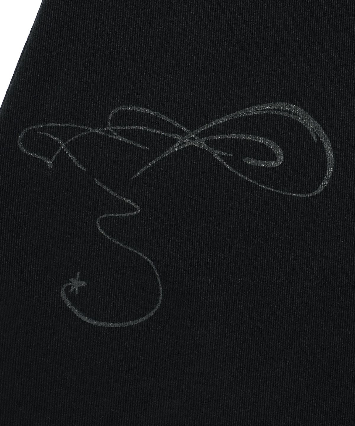 나이스고스트클럽(NICEGHOSTCLUB) DOODLE COTTON WASHED PANTS_BLACK(NG2GFUPA10A)