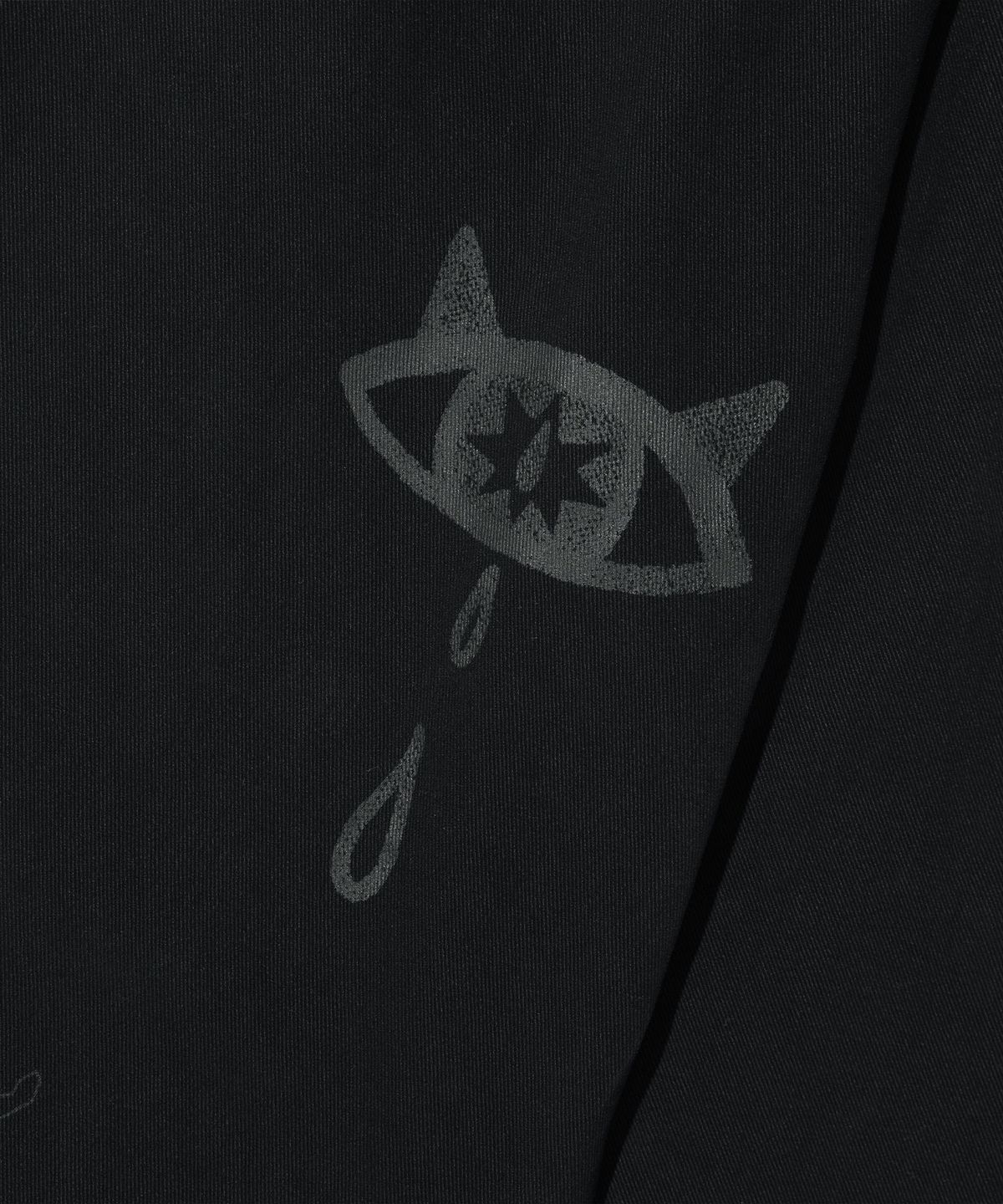나이스고스트클럽(NICEGHOSTCLUB) DOODLE COTTON WASHED PANTS_BLACK(NG2GFUPA10A)