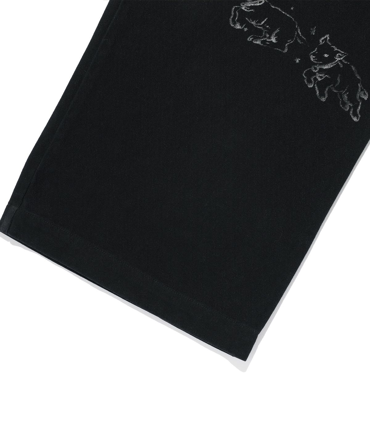 나이스고스트클럽(NICEGHOSTCLUB) DOODLE COTTON WASHED PANTS_BLACK(NG2GFUPA10A)