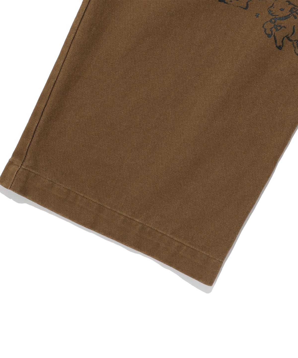 나이스고스트클럽(NICEGHOSTCLUB) DOODLE COTTON WASHED PANTS_BROWN(NG2GFUPA10A)