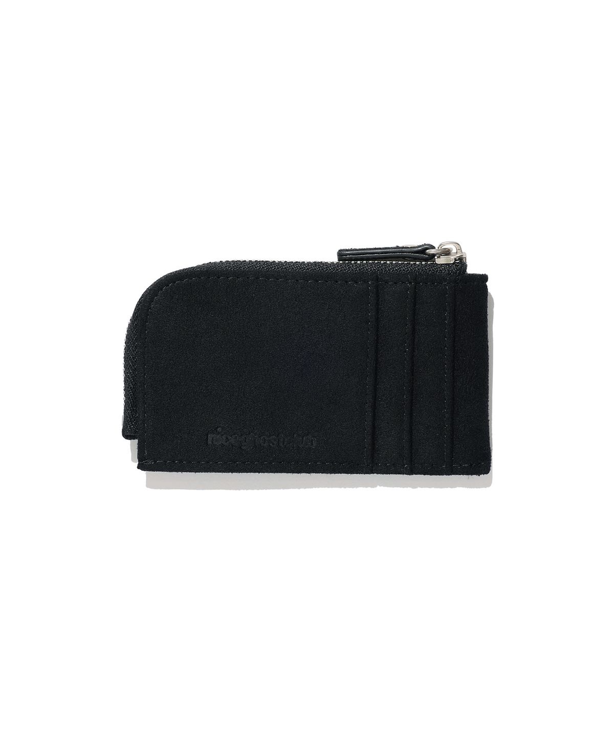 나이스고스트클럽(NICEGHOSTCLUB) 3STAR ZIP SUEDE CARD WALLET_BLACK(NG2GFUAB67A)