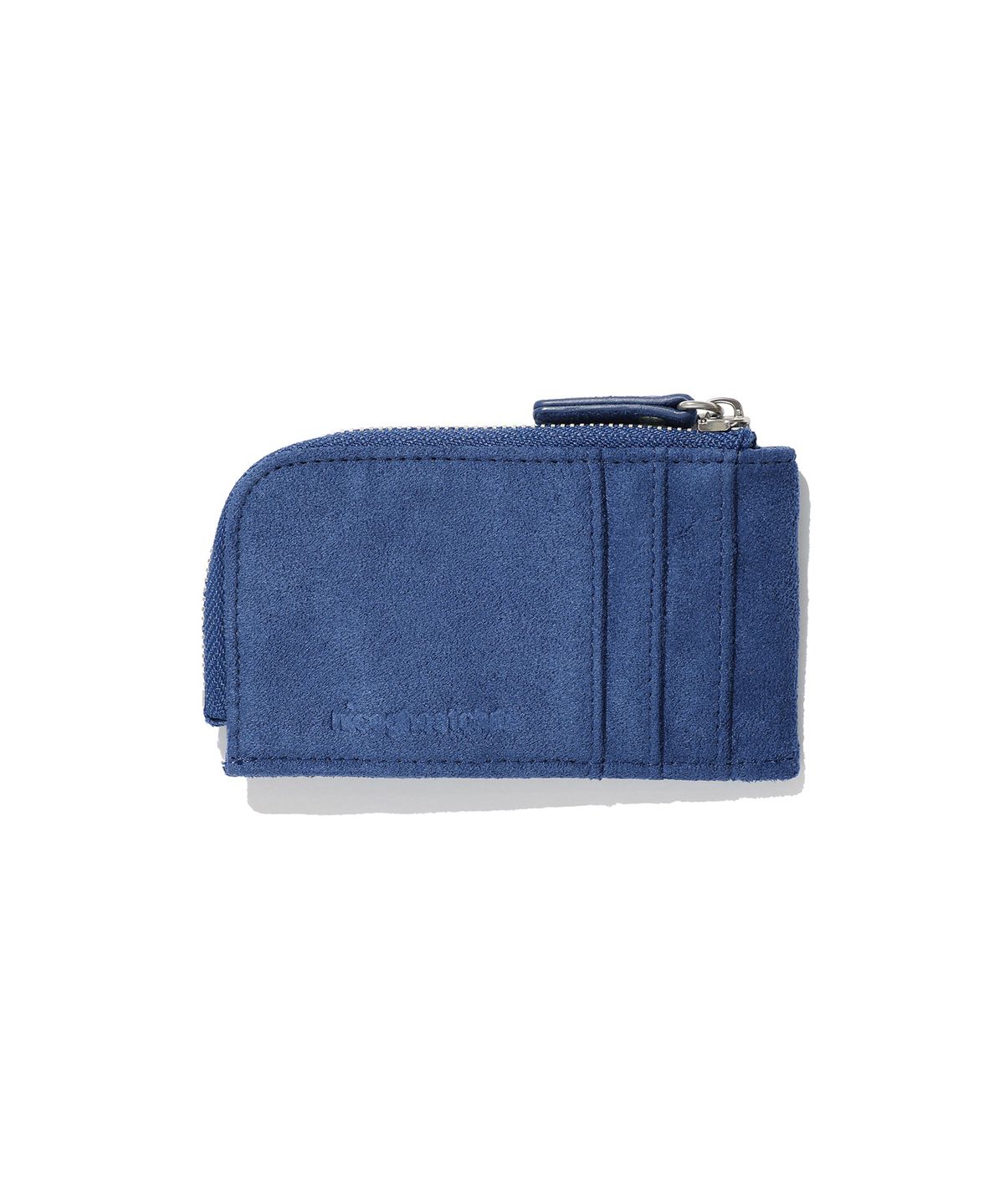 나이스고스트클럽(NICEGHOSTCLUB) 3STAR ZIP SUEDE CARD WALLET_BLUE(NG2GFUAB67A)