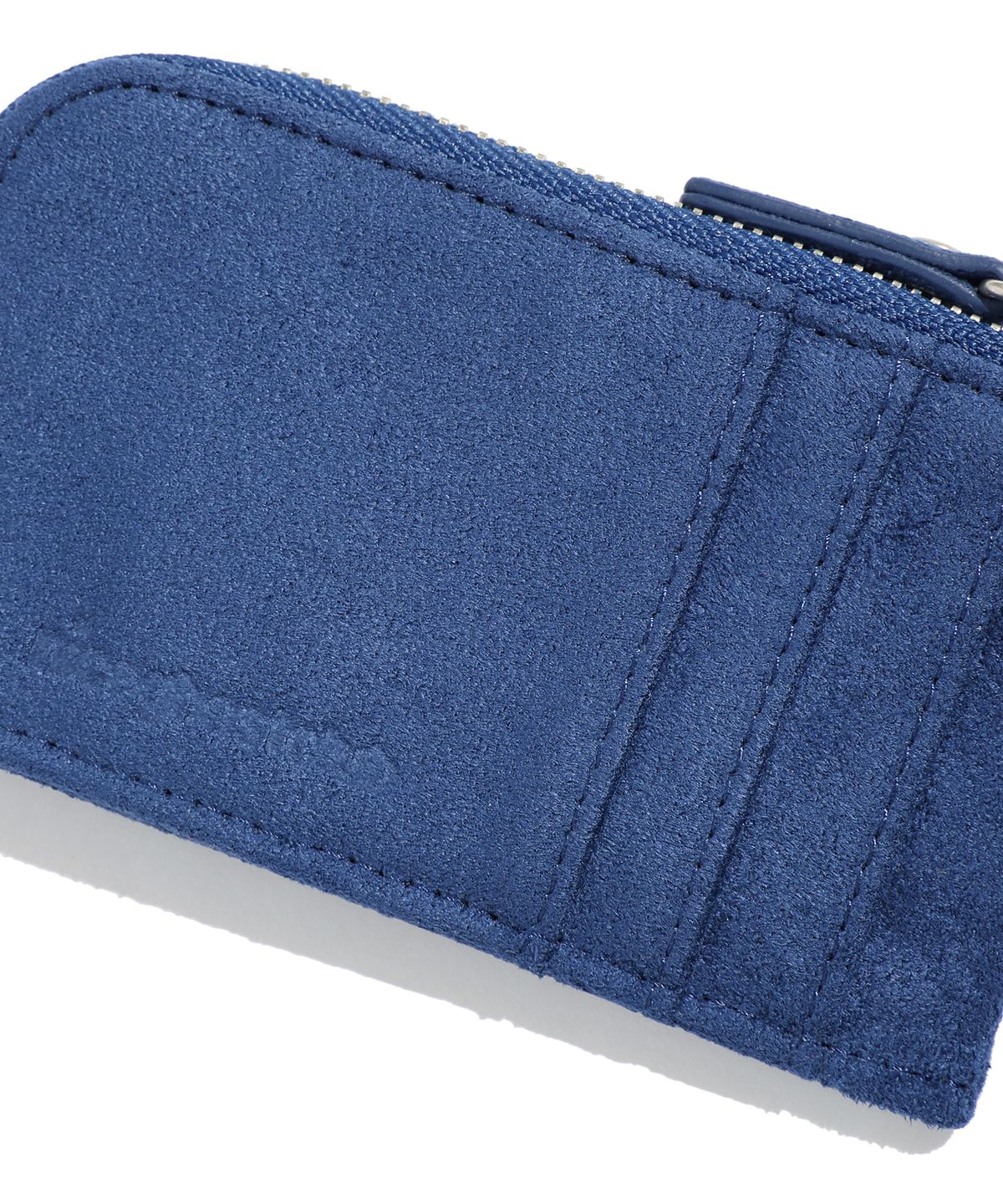 나이스고스트클럽(NICEGHOSTCLUB) 3STAR ZIP SUEDE CARD WALLET_BLUE(NG2GFUAB67A)