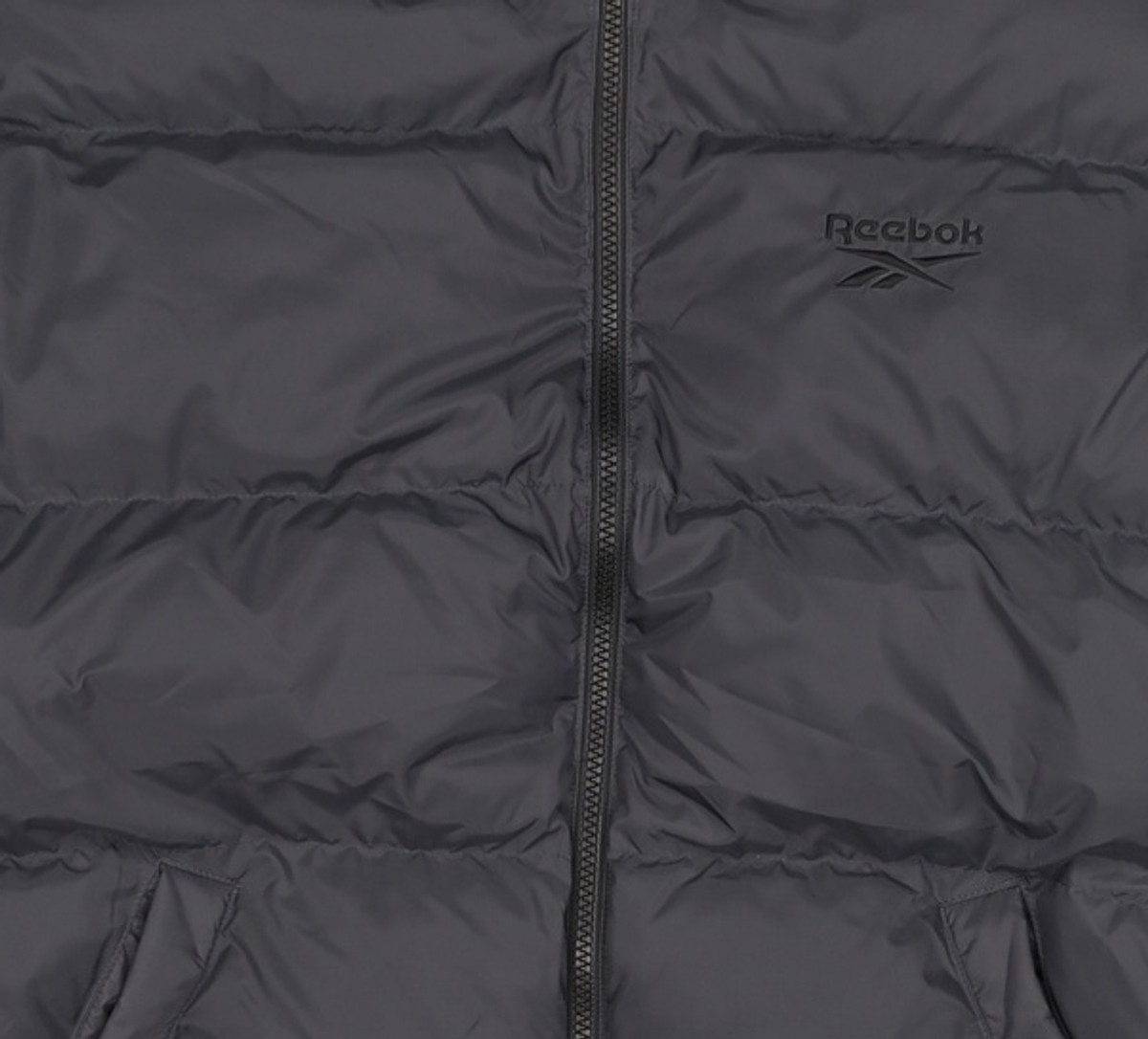 리복(REEBOK) 벡터 리버시블 볼패딩 - 페일베이지:차콜 M